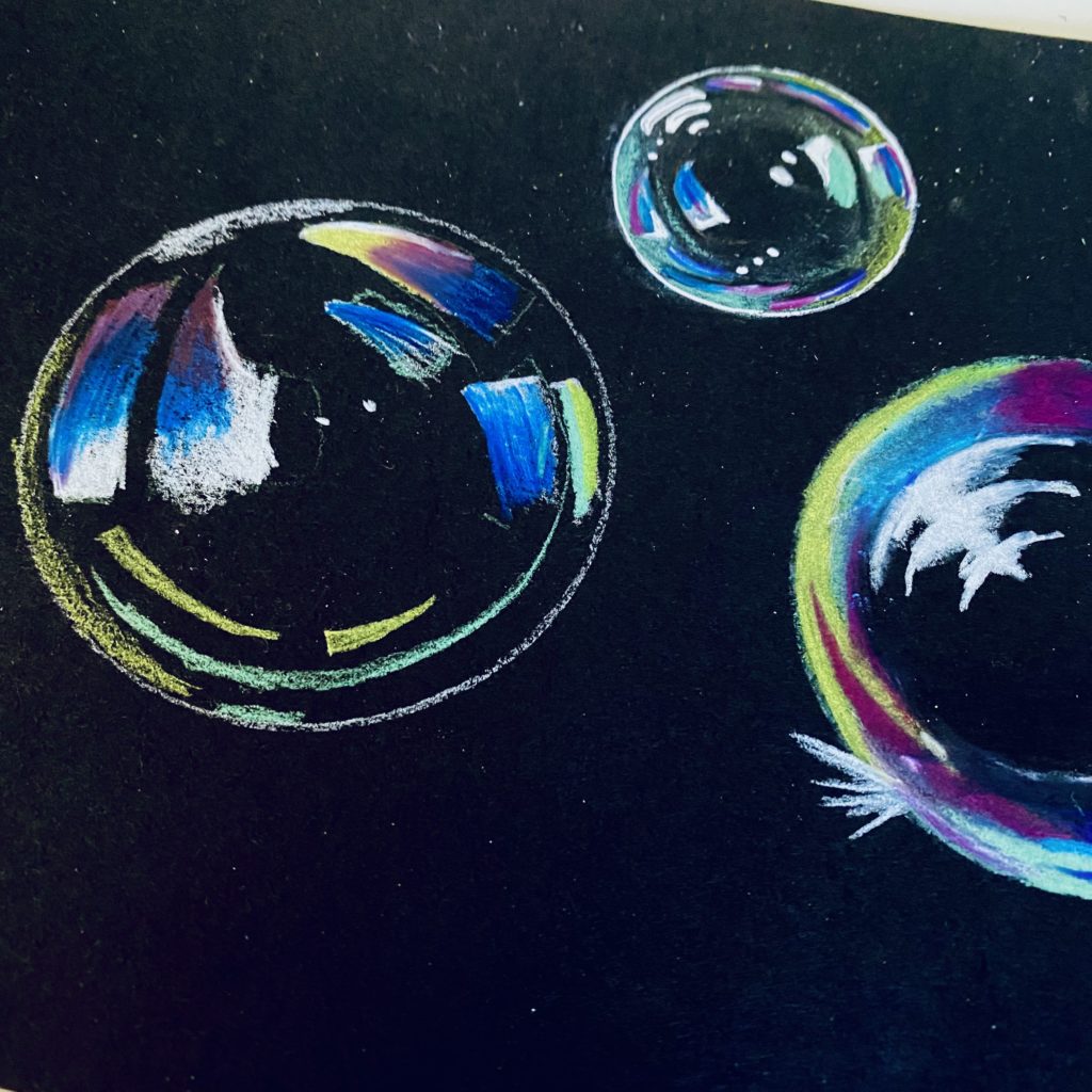 zeepbellen tekenen