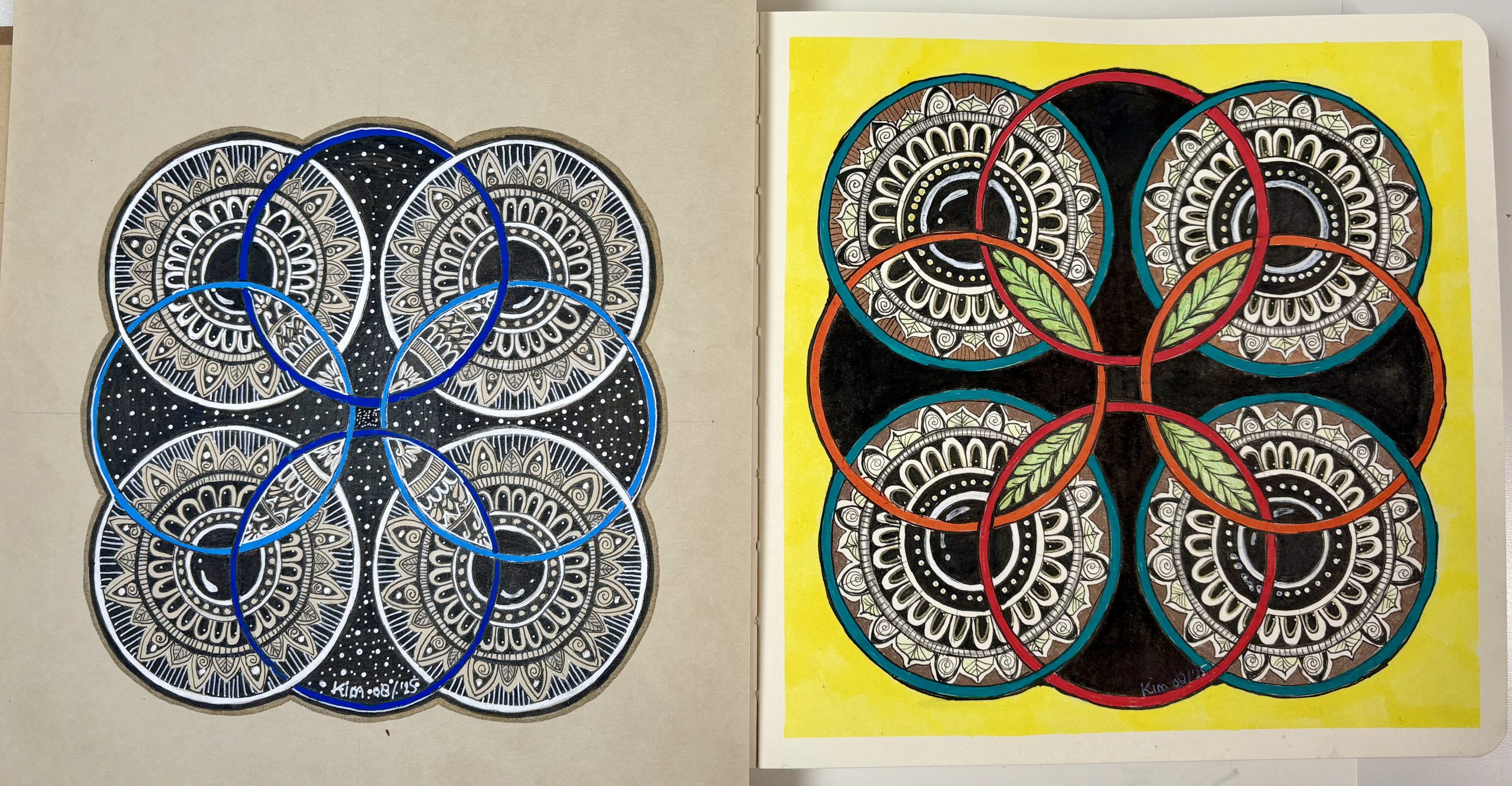 Maandelijkse mandala Augustus 2025