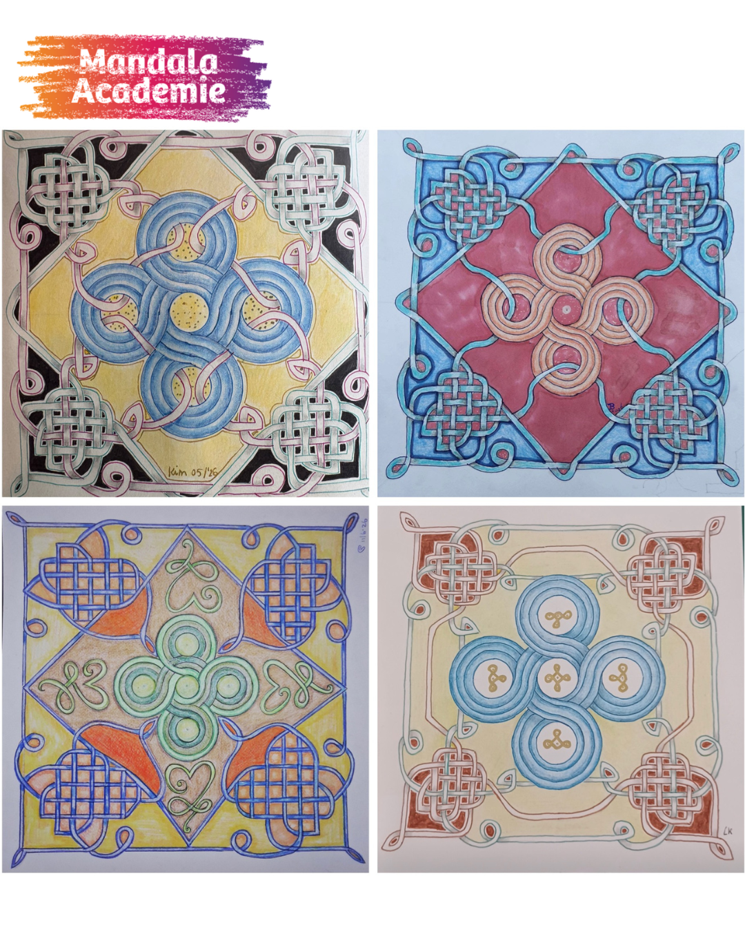 mei-mandala Collage meimandala maandelijkse mandala academie